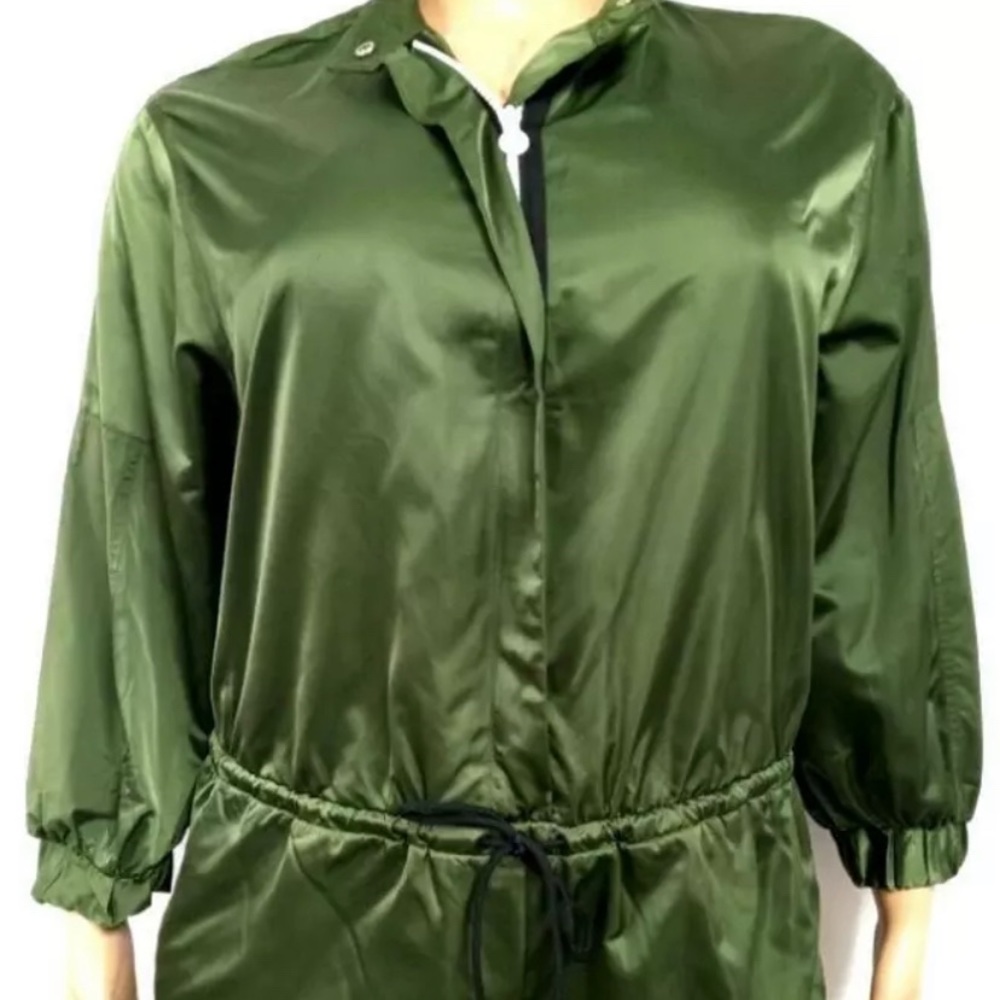 Hunter for Target Green Satin Romper w/Pockets - Picture 2 of 6